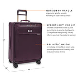 Briggs & Riley | Limited Edition Medium Expandable Spinner | Plum