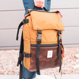 Topo Designs | Rover Pack Leather | Duck Brown